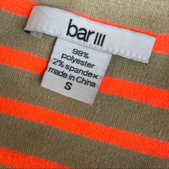 Bar III size small striped multi-use dress - Picture 2 of 5